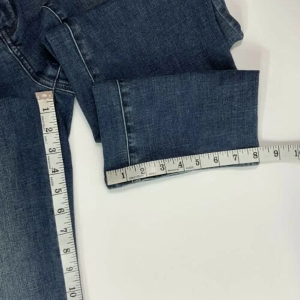 NYDJ Blue Marilyn Straight Leg Jeans 4